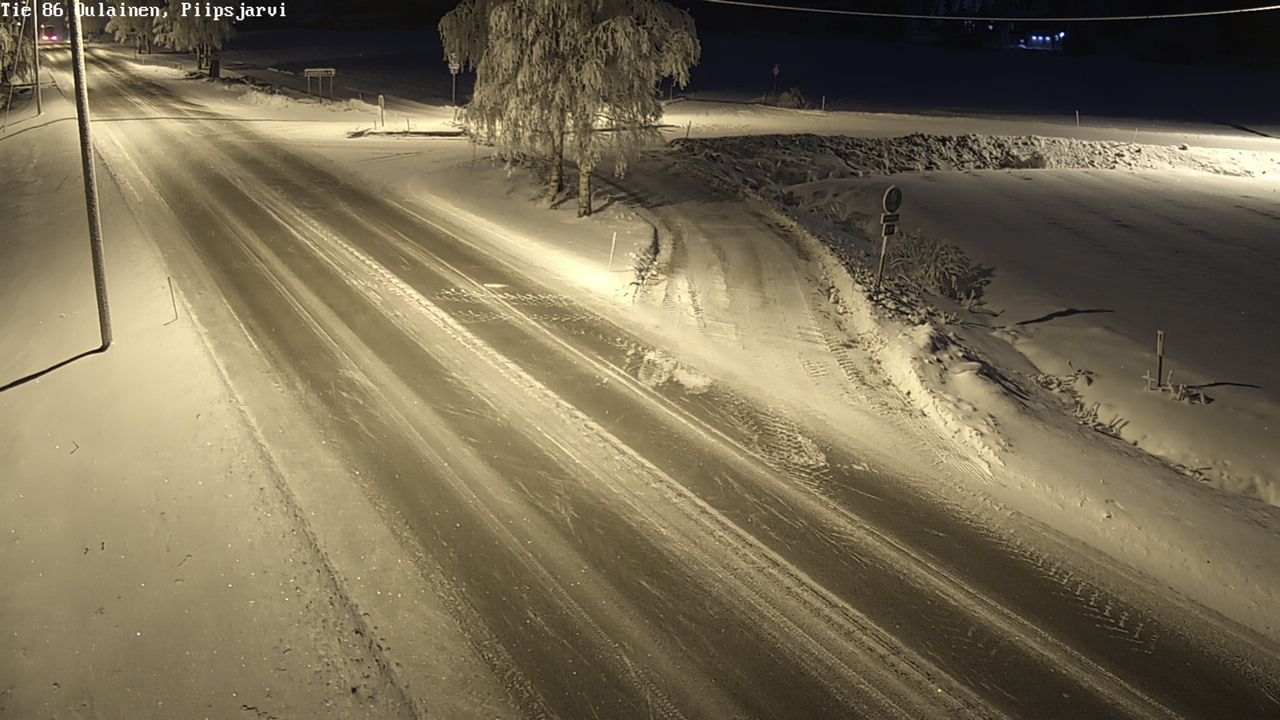 Kelikamerat Kuva Tie 86 Oulainen, Piipsjärvi, Oulainen, Pohjois-Pohjanmaa