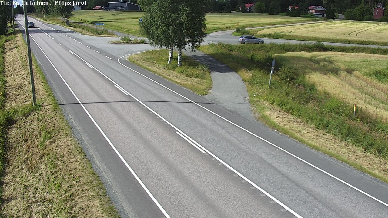 Kelikamerat Kuva Tie 86 Oulainen, Piipsjärvi, Oulainen, Pohjois-Pohjanmaa