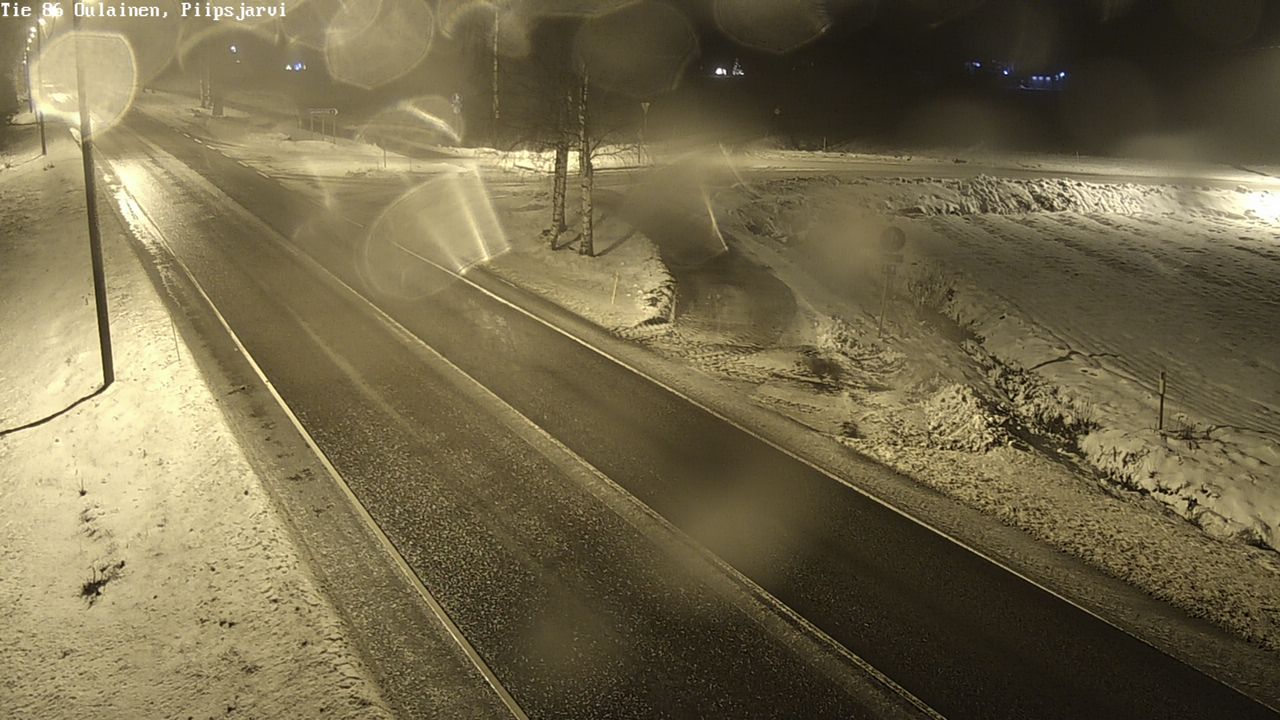 Weather Camera Image Road 86 Oulainen, Piipsjärvi, Oulainen, Pohjois-Pohjanmaa