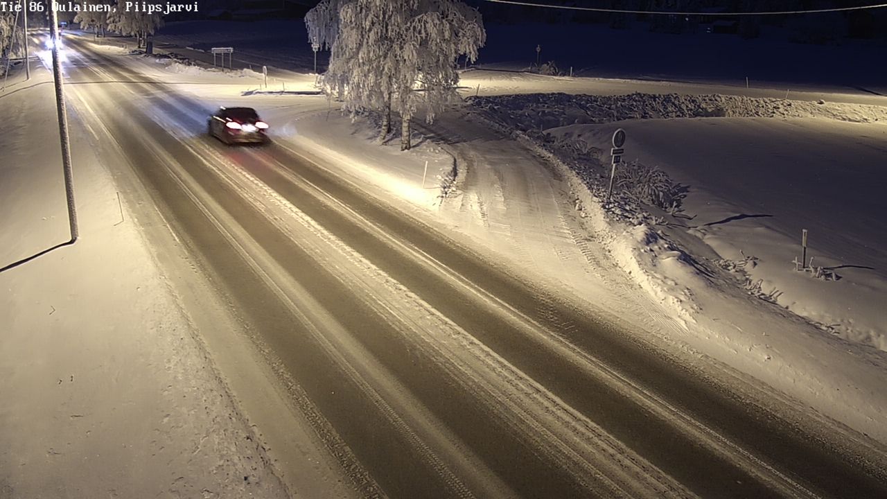 Kelikamerat Kuva Tie 86 Oulainen, Piipsjärvi, Oulainen, Pohjois-Pohjanmaa