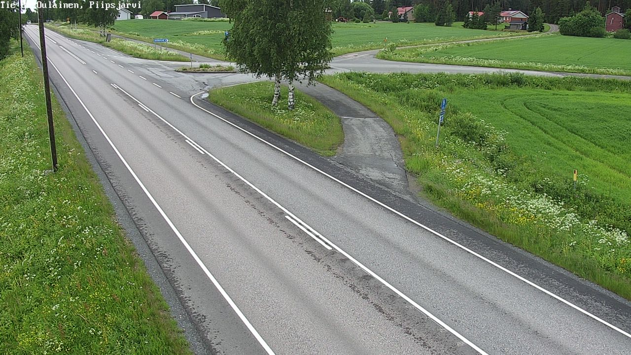 Kelikamerat Kuva Tie 86 Oulainen, Piipsjärvi, Oulainen, Pohjois-Pohjanmaa
