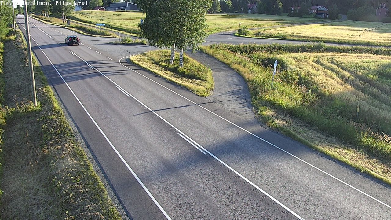 Kelikamerat Kuva Tie 86 Oulainen, Piipsjärvi, Oulainen, Pohjois-Pohjanmaa