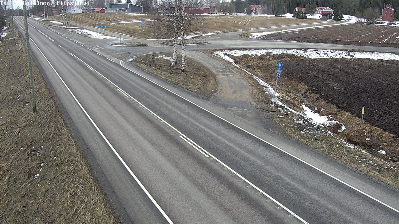 Weather Camera Image Road 86 Oulainen, Piipsjärvi, Oulainen, Pohjois-Pohjanmaa