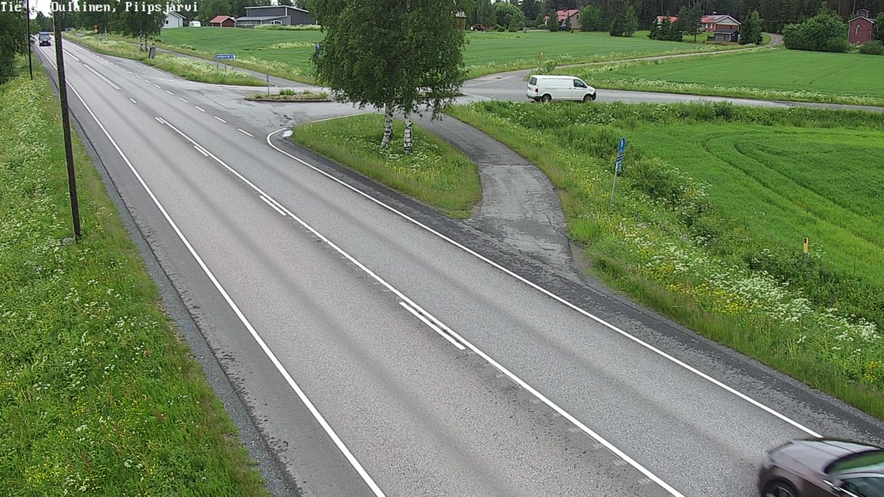 Kelikamerat Kuva Tie 86 Oulainen, Piipsjärvi, Oulainen, Pohjois-Pohjanmaa