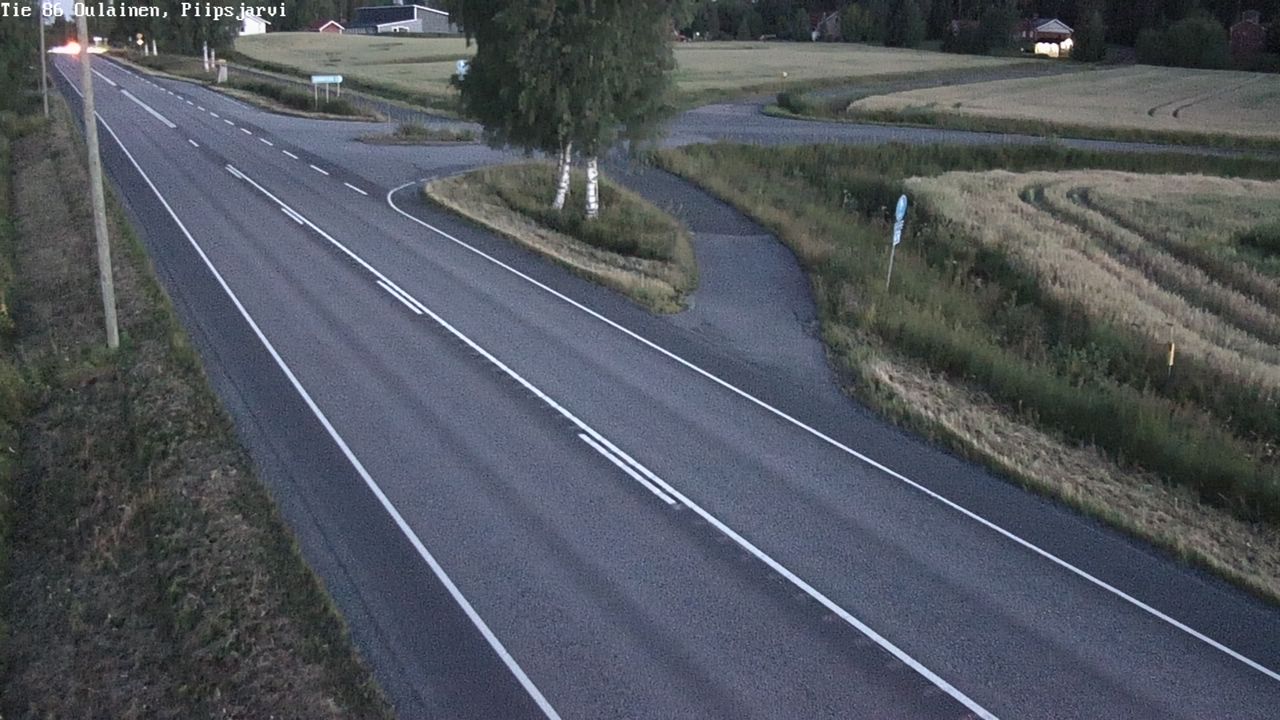 Kelikamerat Kuva Tie 86 Oulainen, Piipsjärvi, Oulainen, Pohjois-Pohjanmaa