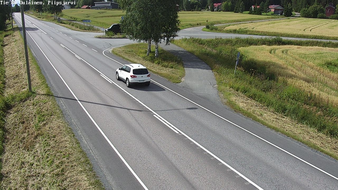 Weather Camera Image Road 86 Oulainen, Piipsjärvi, Oulainen, Pohjois-Pohjanmaa