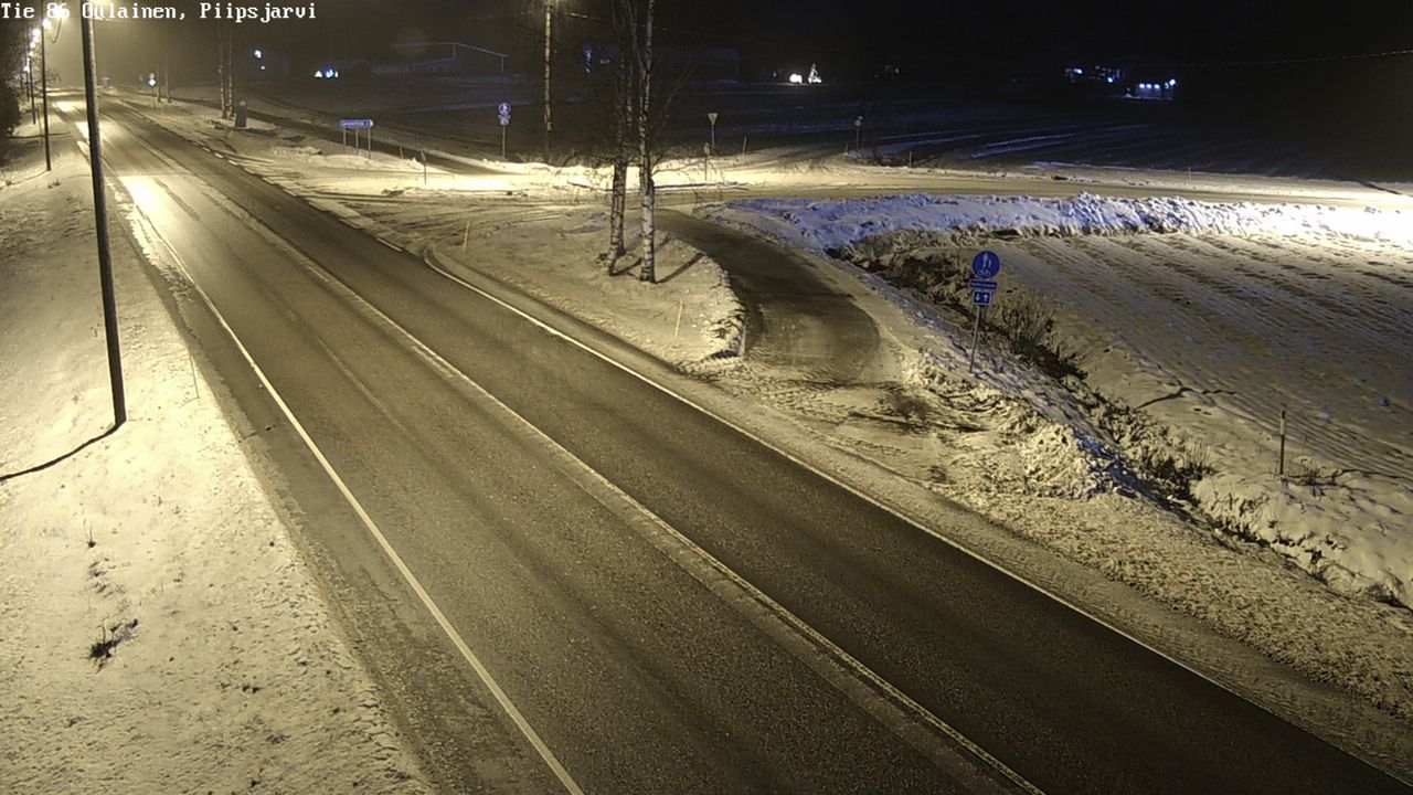 Weather Camera Image Road 86 Oulainen, Piipsjärvi, Oulainen, Pohjois-Pohjanmaa