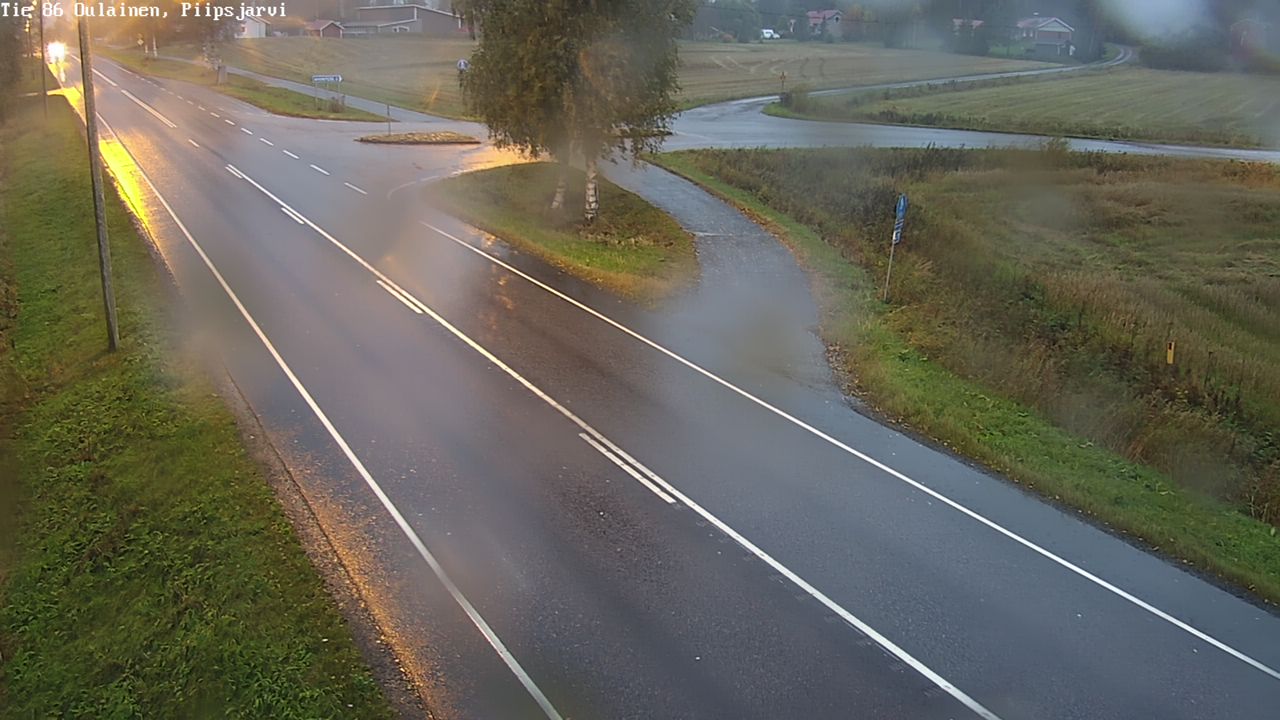 Kelikamerat Kuva Tie 86 Oulainen, Piipsjärvi, Oulainen, Pohjois-Pohjanmaa
