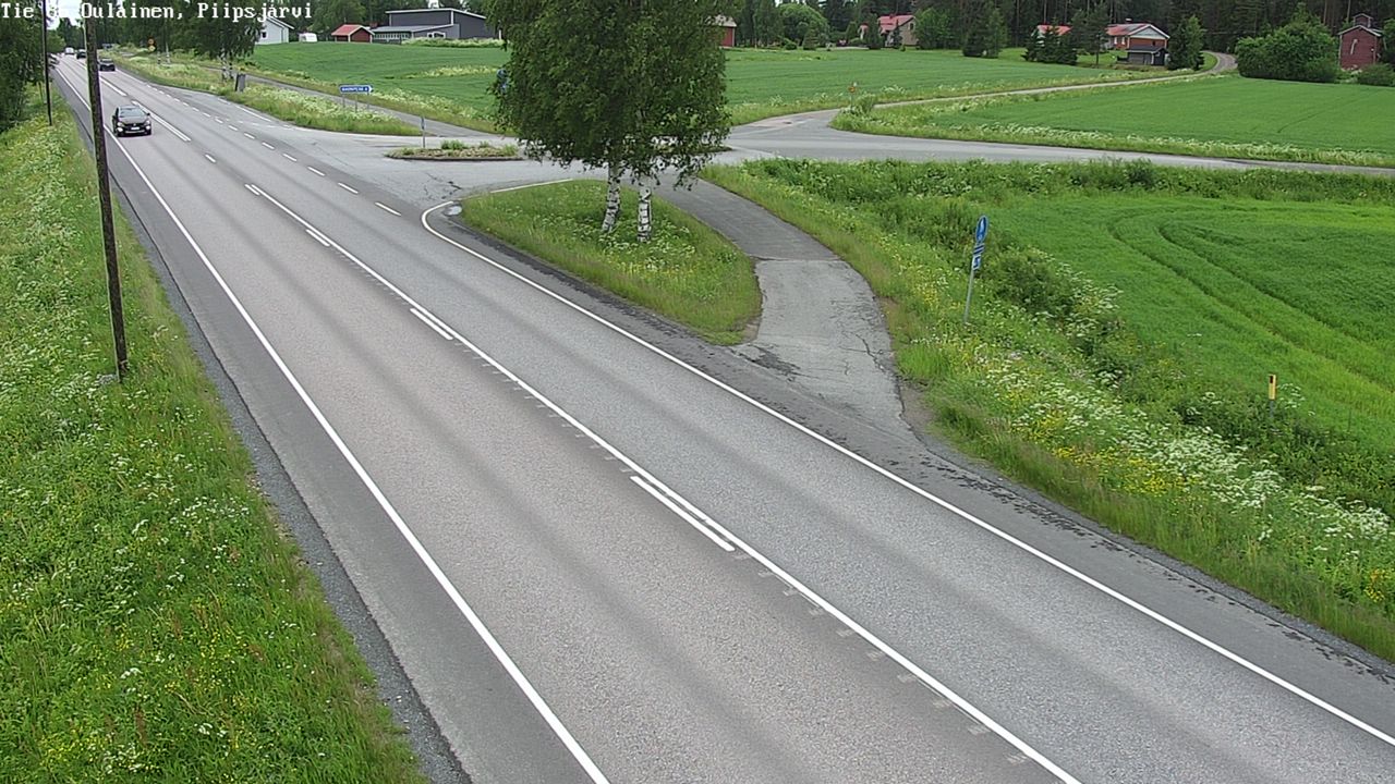 Weather Camera Image Road 86 Oulainen, Piipsjärvi, Oulainen, Pohjois-Pohjanmaa