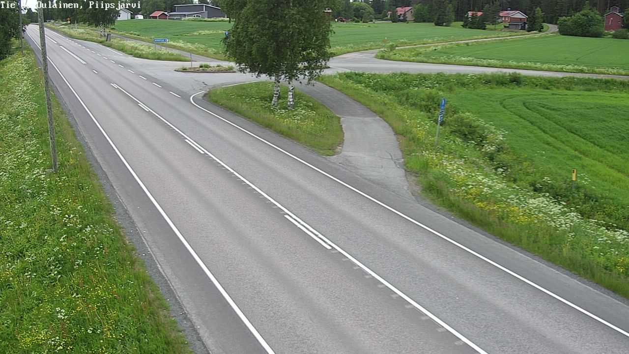 Kelikamerat Kuva Tie 86 Oulainen, Piipsjärvi, Oulainen, Pohjois-Pohjanmaa