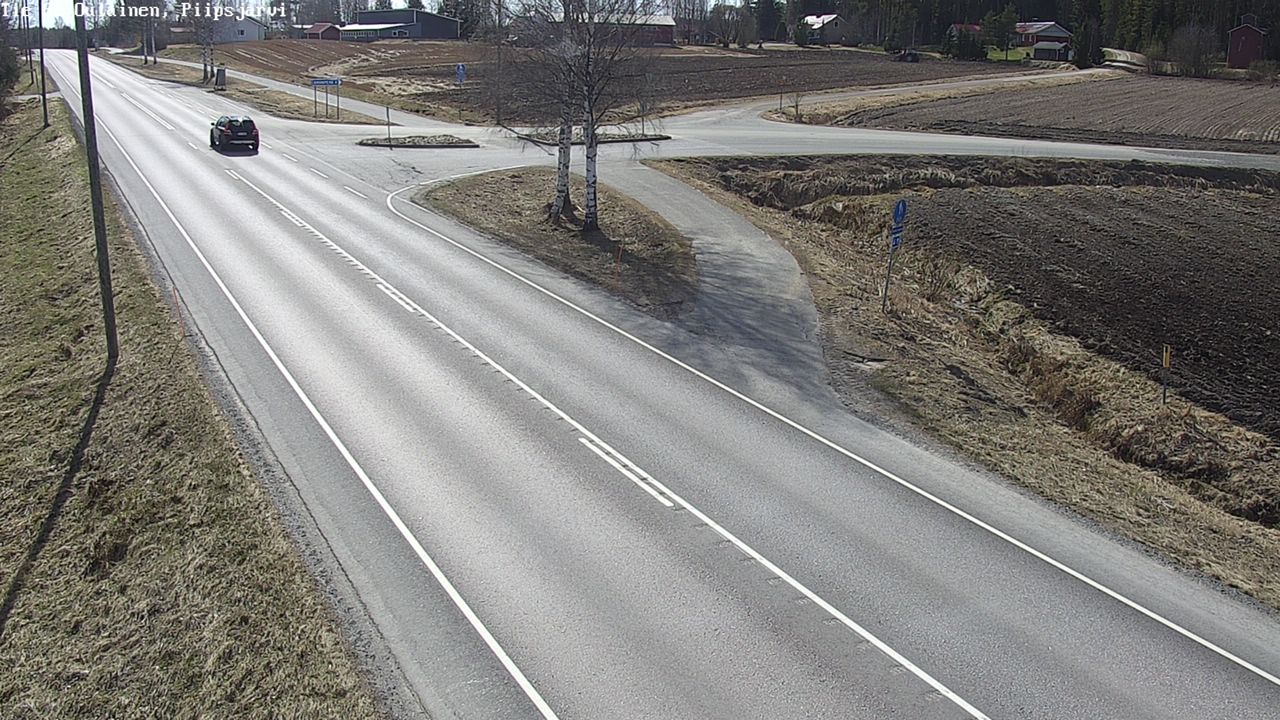 Weather Camera Image Road 86 Oulainen, Piipsjärvi, Oulainen, Pohjois-Pohjanmaa