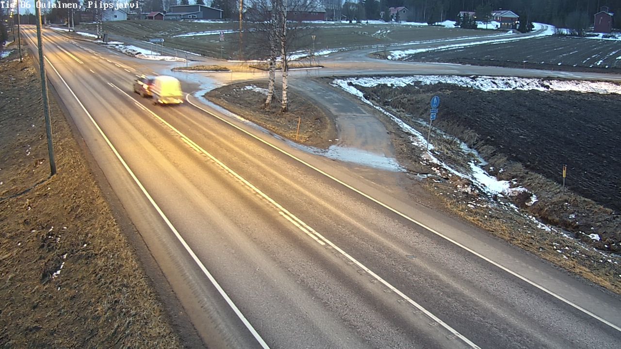 Kelikamerat Kuva Tie 86 Oulainen, Piipsjärvi, Oulainen, Pohjois-Pohjanmaa