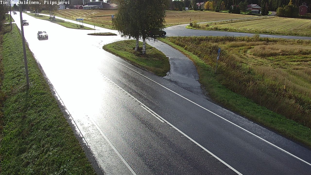 Kelikamerat Kuva Tie 86 Oulainen, Piipsjärvi, Oulainen, Pohjois-Pohjanmaa