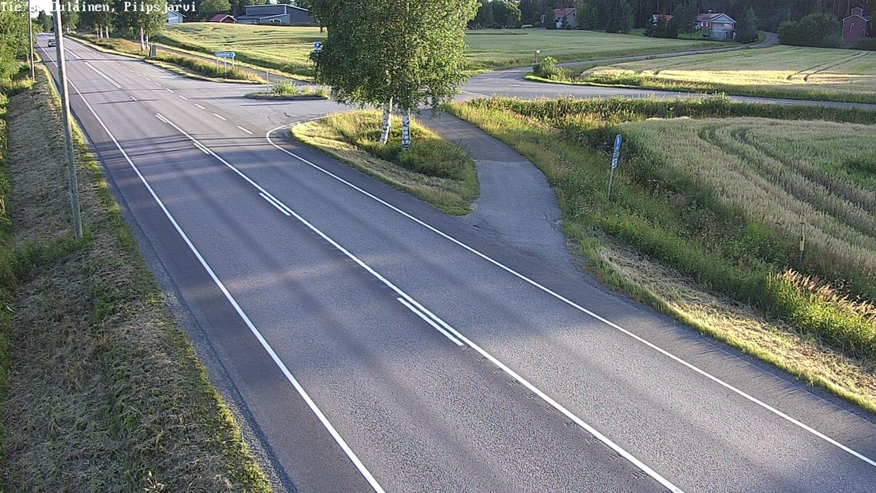 Kelikamerat Kuva Tie 86 Oulainen, Piipsjärvi, Oulainen, Pohjois-Pohjanmaa