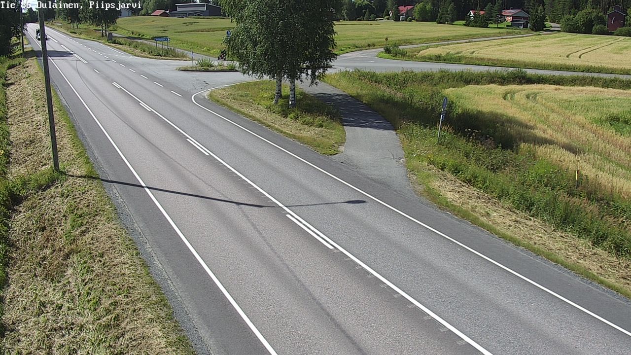 Kelikamerat Kuva Tie 86 Oulainen, Piipsjärvi, Oulainen, Pohjois-Pohjanmaa