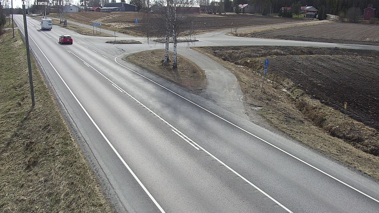 Weather Camera Image Road 86 Oulainen, Piipsjärvi, Oulainen, Pohjois-Pohjanmaa