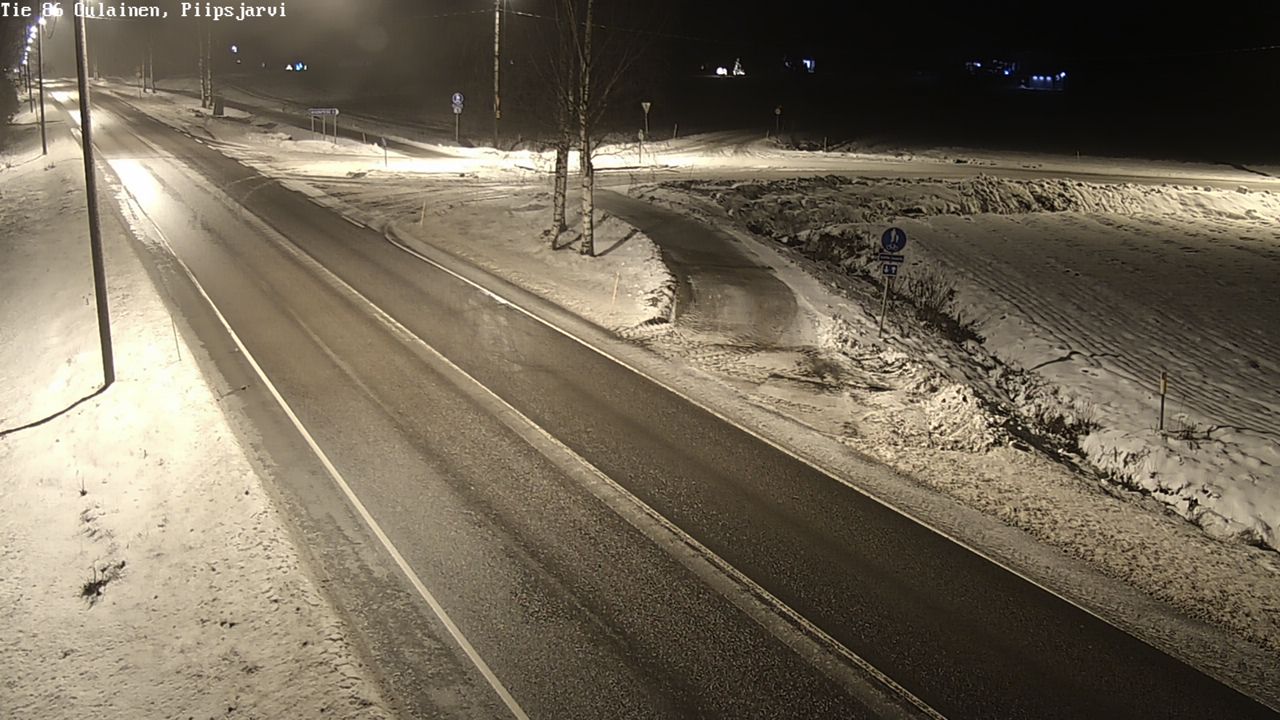 Weather Camera Image Road 86 Oulainen, Piipsjärvi, Oulainen, Pohjois-Pohjanmaa
