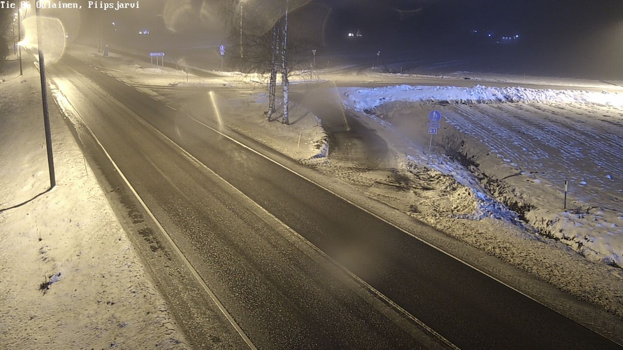 Weather Camera Image Road 86 Oulainen, Piipsjärvi, Oulainen, Pohjois-Pohjanmaa
