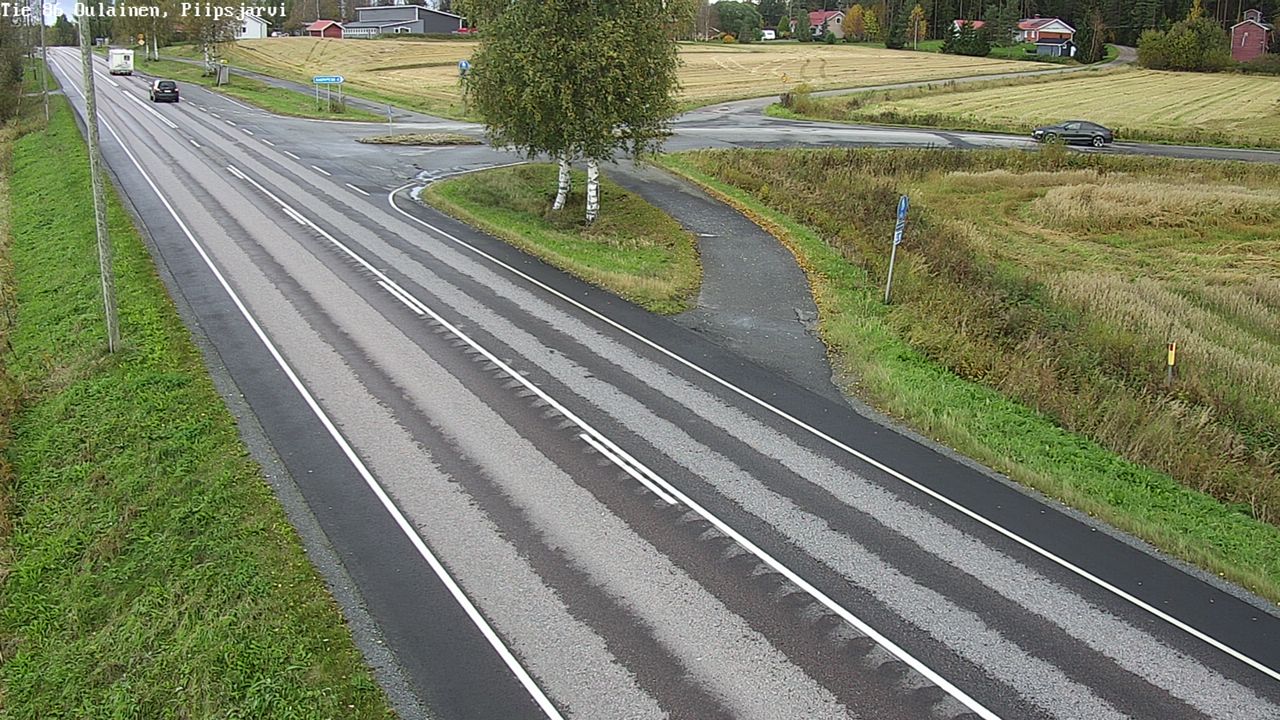 Kelikamerat Kuva Tie 86 Oulainen, Piipsjärvi, Oulainen, Pohjois-Pohjanmaa