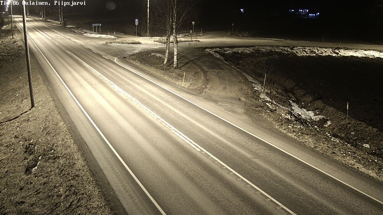 Kelikamerat Kuva Tie 86 Oulainen, Piipsjärvi, Oulainen, Pohjois-Pohjanmaa