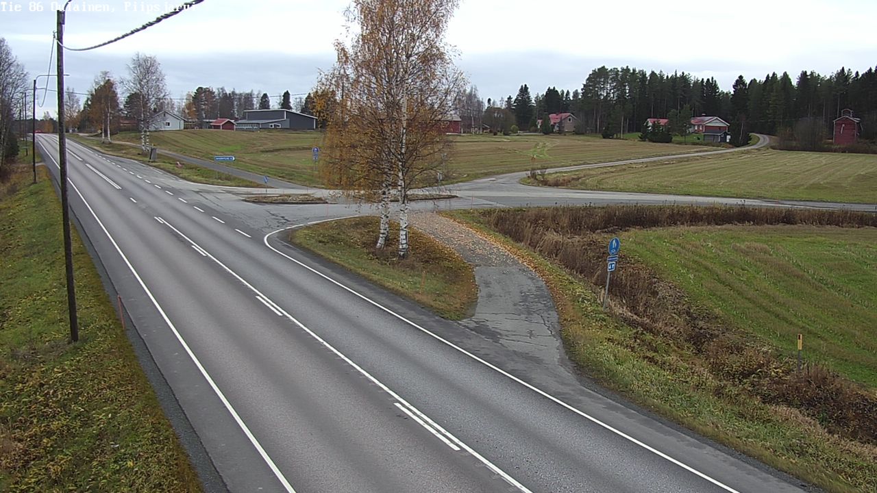 Kelikamerat Kuva Tie 86 Oulainen, Piipsjärvi, Oulainen, Pohjois-Pohjanmaa