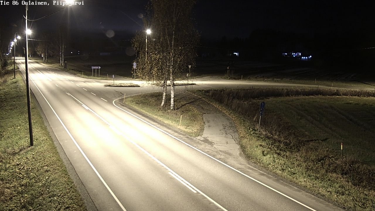 Kelikamerat Kuva Tie 86 Oulainen, Piipsjärvi, Oulainen, Pohjois-Pohjanmaa