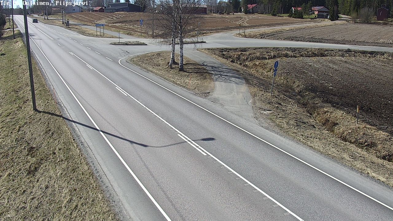 Weather Camera Image Road 86 Oulainen, Piipsjärvi, Oulainen, Pohjois-Pohjanmaa