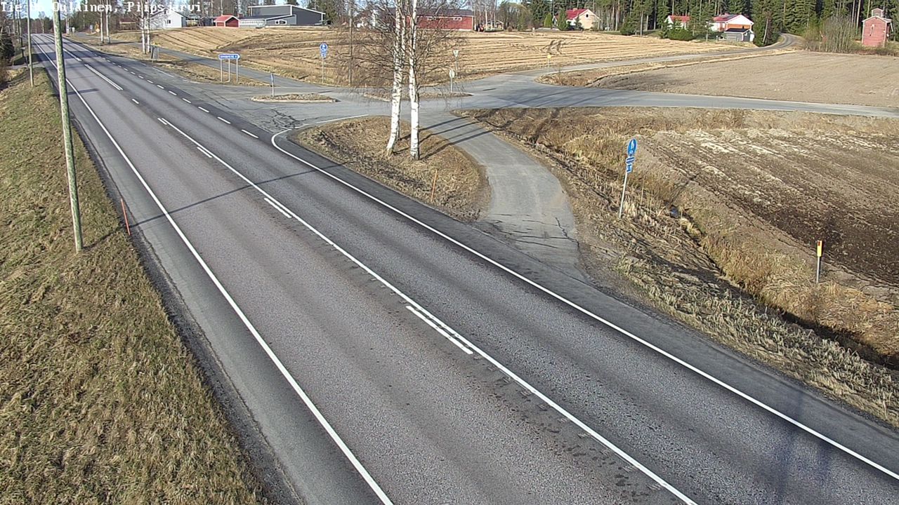 Weather Camera Image Road 86 Oulainen, Piipsjärvi, Oulainen, Pohjois-Pohjanmaa