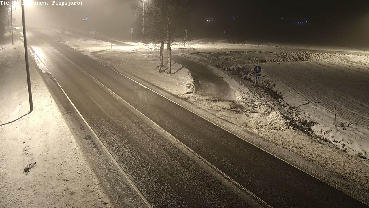 Weather Camera Image Road 86 Oulainen, Piipsjärvi, Oulainen, Pohjois-Pohjanmaa