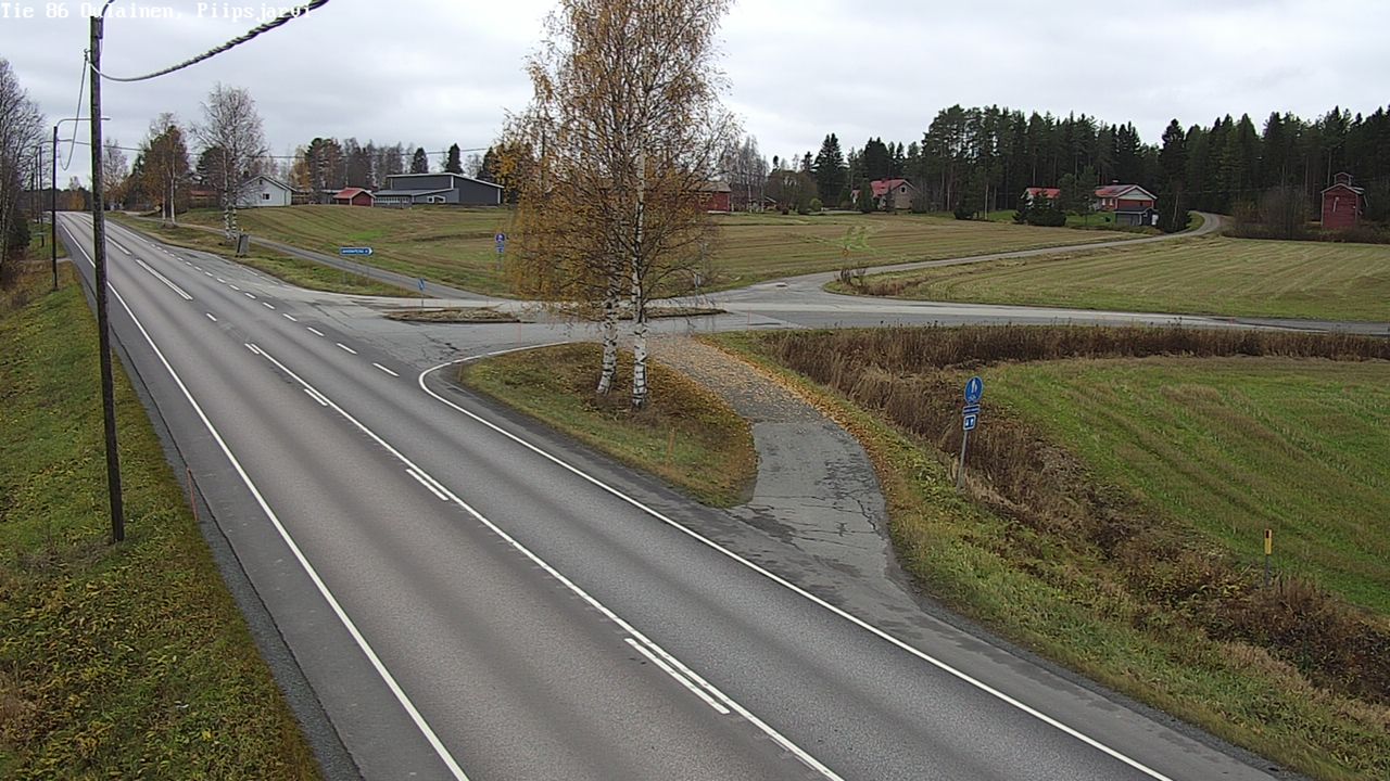 Kelikamerat Kuva Tie 86 Oulainen, Piipsjärvi, Oulainen, Pohjois-Pohjanmaa