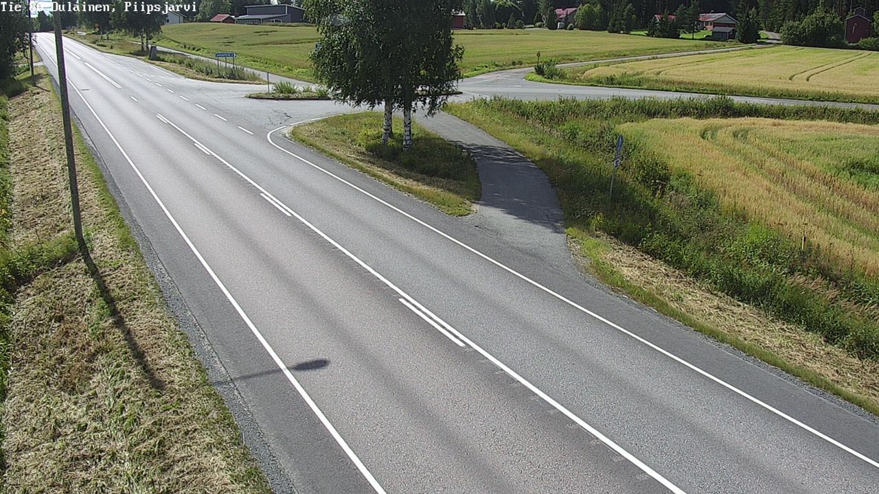 Kelikamerat Kuva Tie 86 Oulainen, Piipsjärvi, Oulainen, Pohjois-Pohjanmaa