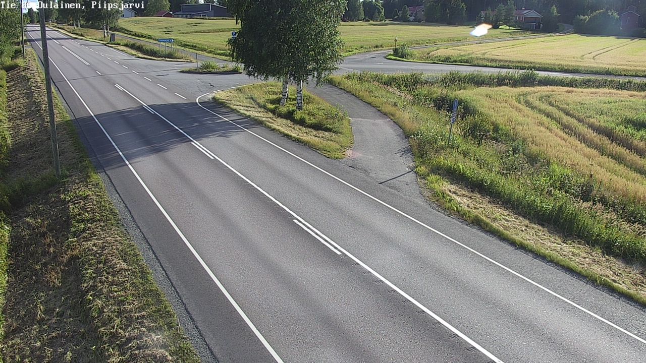 Kelikamerat Kuva Tie 86 Oulainen, Piipsjärvi, Oulainen, Pohjois-Pohjanmaa