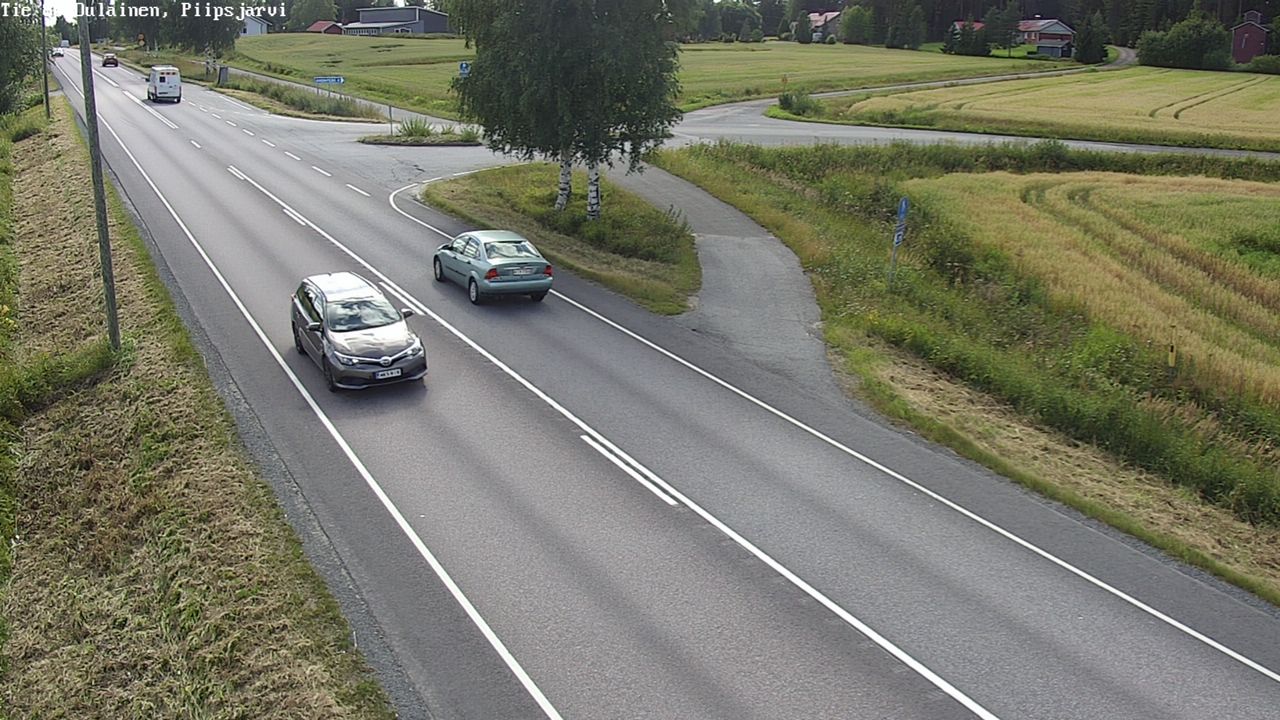 Kelikamerat Kuva Tie 86 Oulainen, Piipsjärvi, Oulainen, Pohjois-Pohjanmaa