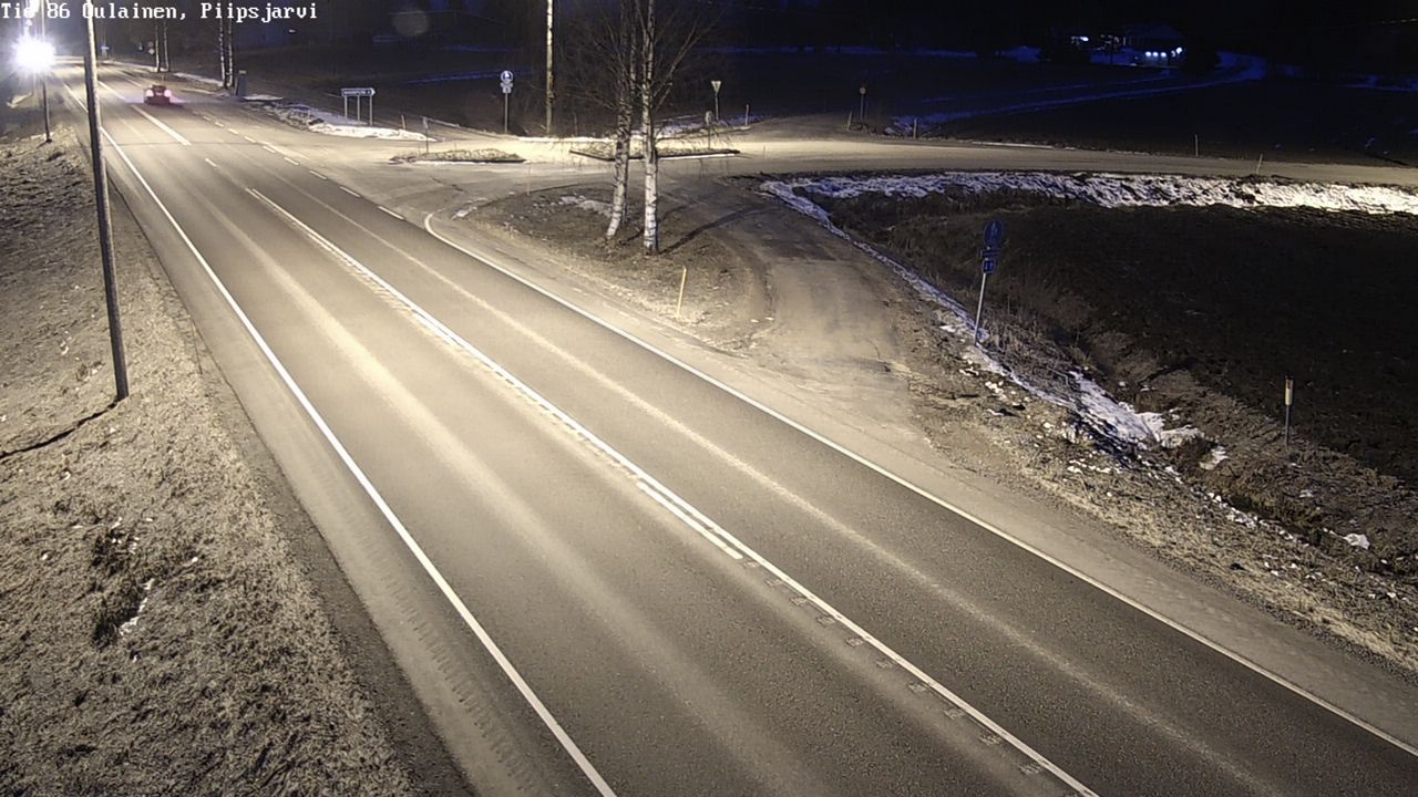 Kelikamerat Kuva Tie 86 Oulainen, Piipsjärvi, Oulainen, Pohjois-Pohjanmaa