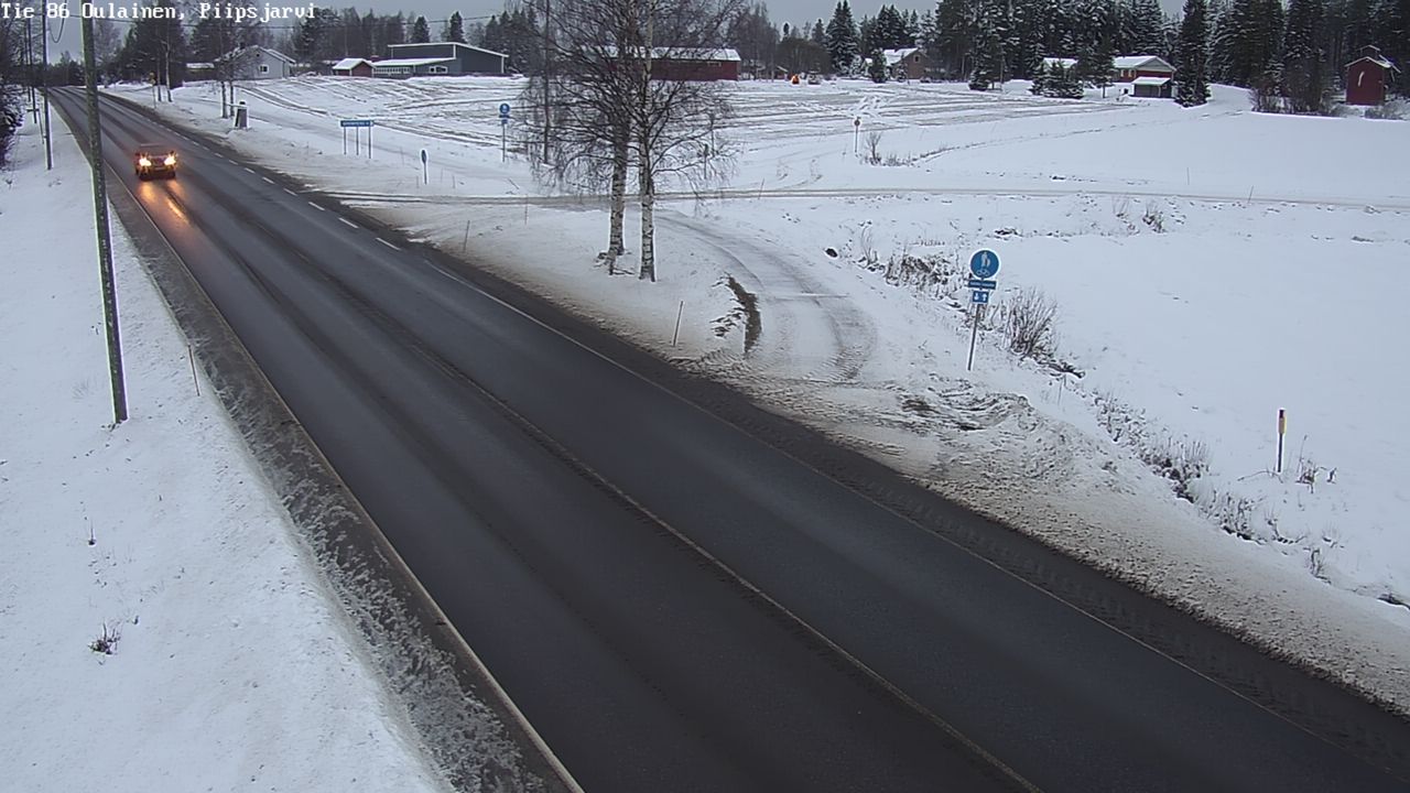 Kelikamerat Kuva Tie 86 Oulainen, Piipsjärvi, Oulainen, Pohjois-Pohjanmaa