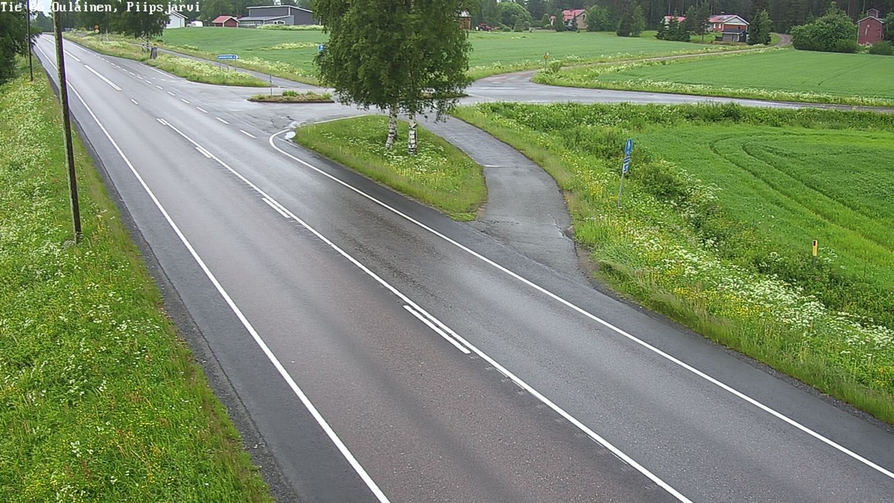 Kelikamerat Kuva Tie 86 Oulainen, Piipsjärvi, Oulainen, Pohjois-Pohjanmaa