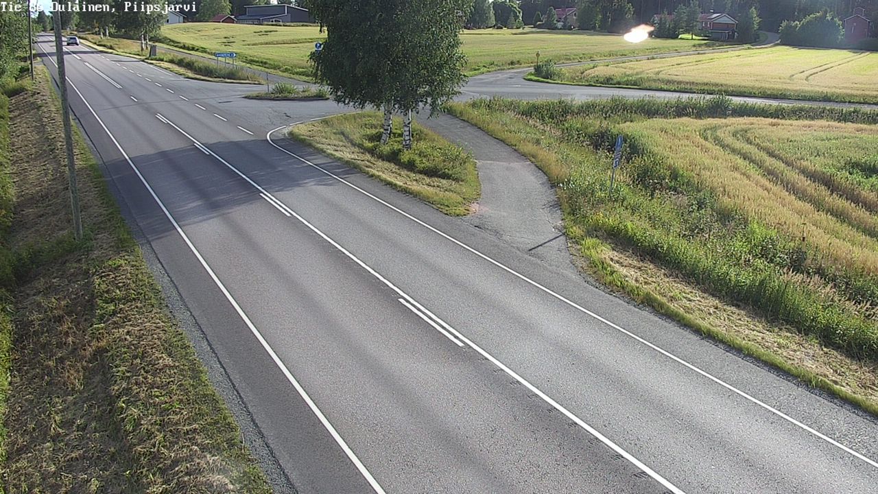 Kelikamerat Kuva Tie 86 Oulainen, Piipsjärvi, Oulainen, Pohjois-Pohjanmaa