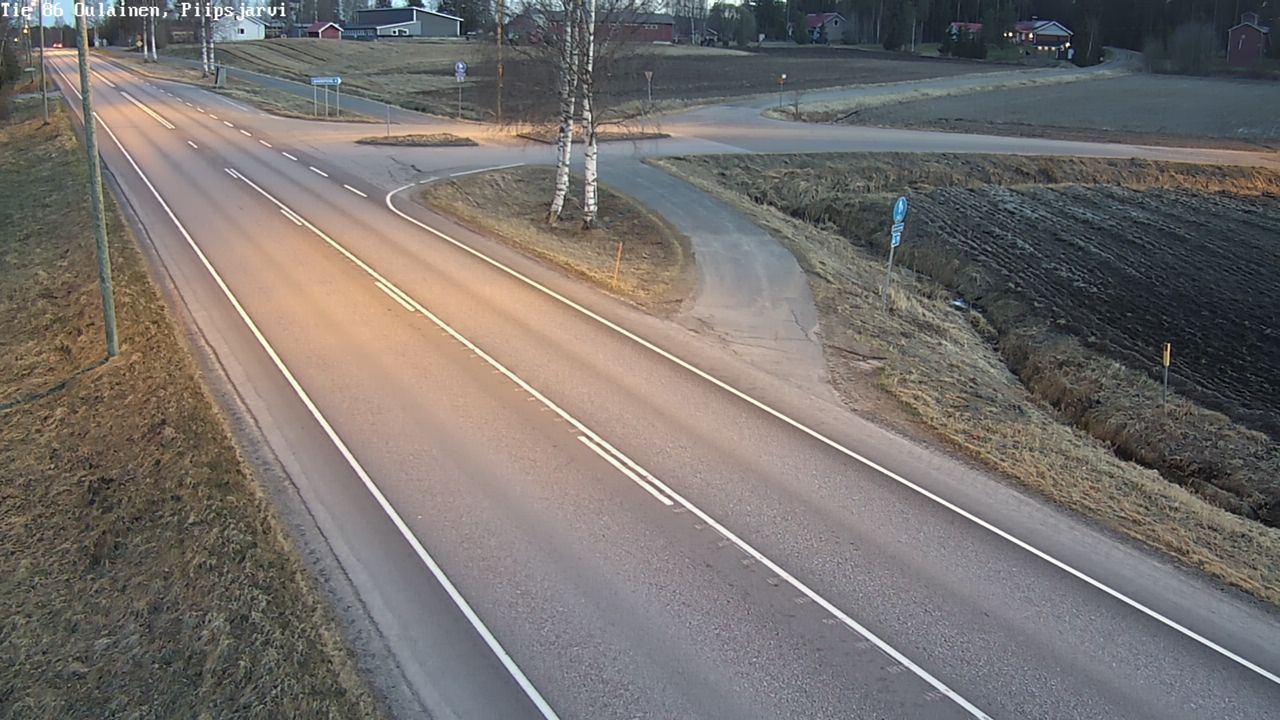 Weather Camera Image Road 86 Oulainen, Piipsjärvi, Oulainen, Pohjois-Pohjanmaa