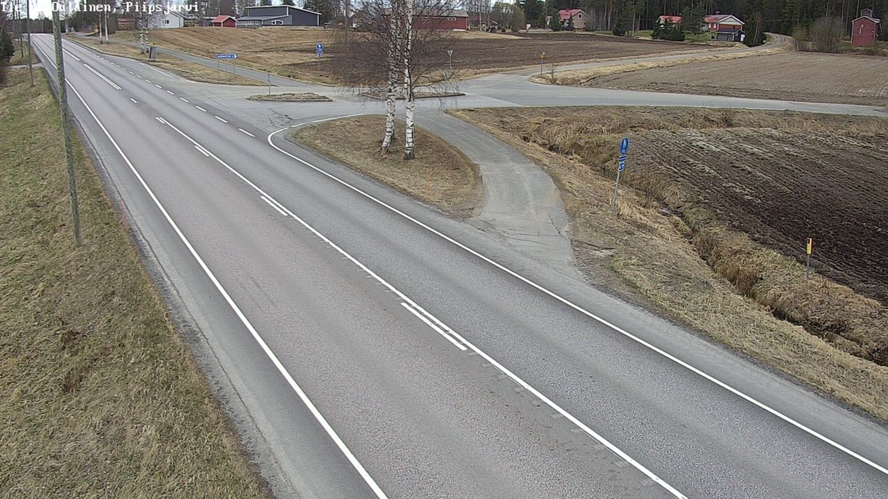 Kelikamerat Kuva Tie 86 Oulainen, Piipsjärvi, Oulainen, Pohjois-Pohjanmaa