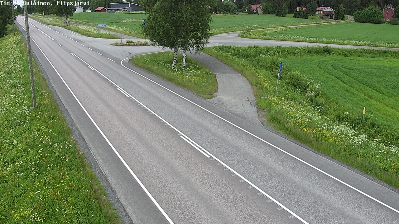 Kelikamerat Kuva Tie 86 Oulainen, Piipsjärvi, Oulainen, Pohjois-Pohjanmaa