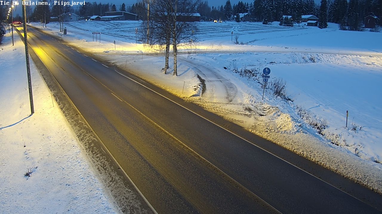 Kelikamerat Kuva Tie 86 Oulainen, Piipsjärvi, Oulainen, Pohjois-Pohjanmaa