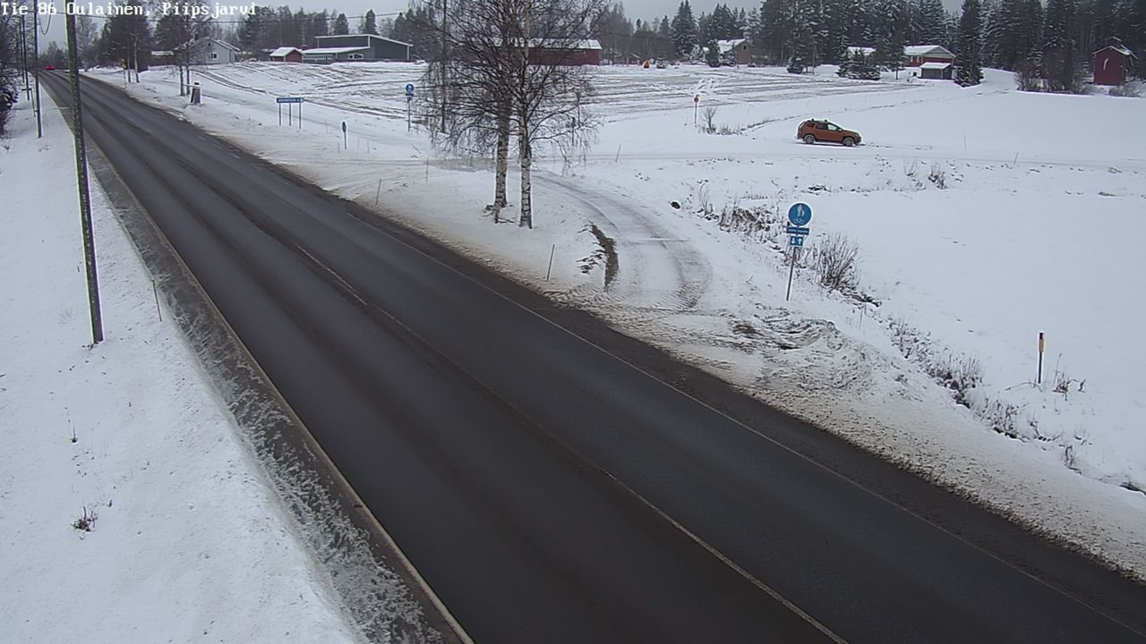 Kelikamerat Kuva Tie 86 Oulainen, Piipsjärvi, Oulainen, Pohjois-Pohjanmaa