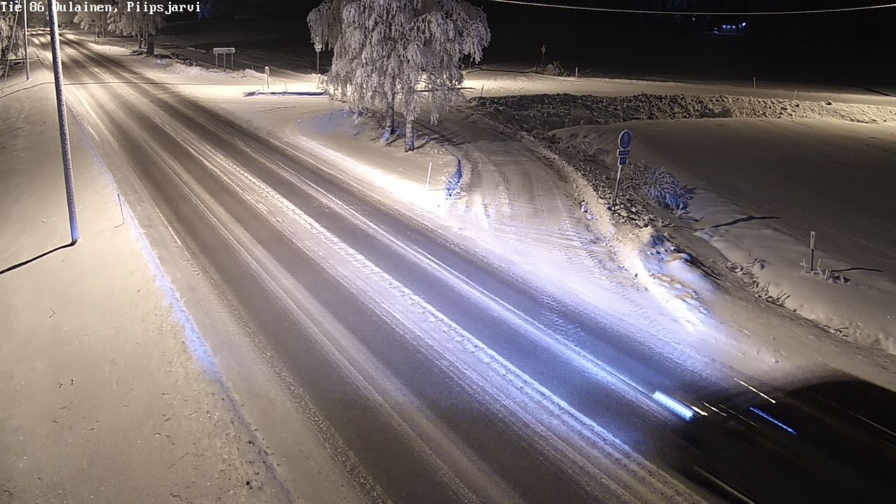 Kelikamerat Kuva Tie 86 Oulainen, Piipsjärvi, Oulainen, Pohjois-Pohjanmaa