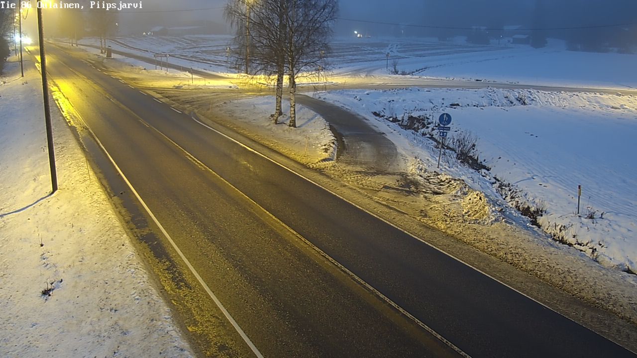 Weather Camera Image Road 86 Oulainen, Piipsjärvi, Oulainen, Pohjois-Pohjanmaa