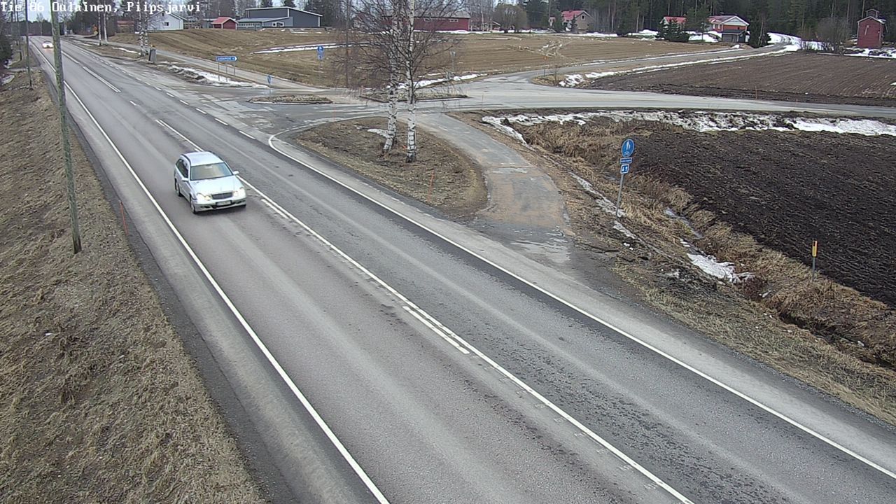 Weather Camera Image Road 86 Oulainen, Piipsjärvi, Oulainen, Pohjois-Pohjanmaa