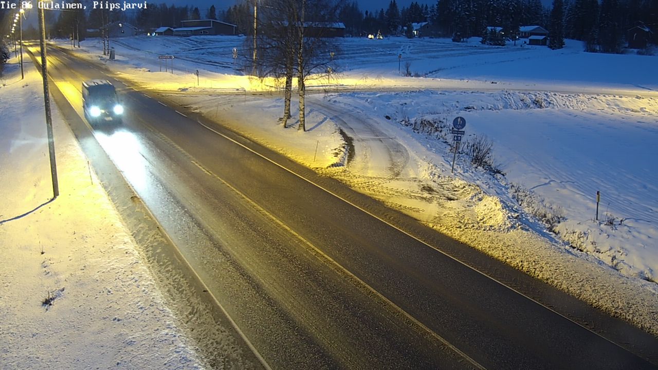 Kelikamerat Kuva Tie 86 Oulainen, Piipsjärvi, Oulainen, Pohjois-Pohjanmaa