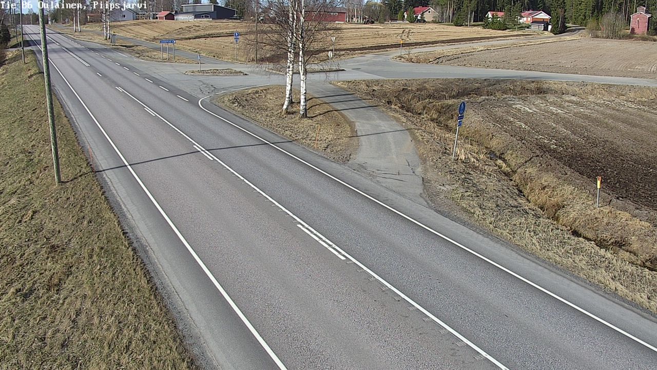Weather Camera Image Road 86 Oulainen, Piipsjärvi, Oulainen, Pohjois-Pohjanmaa