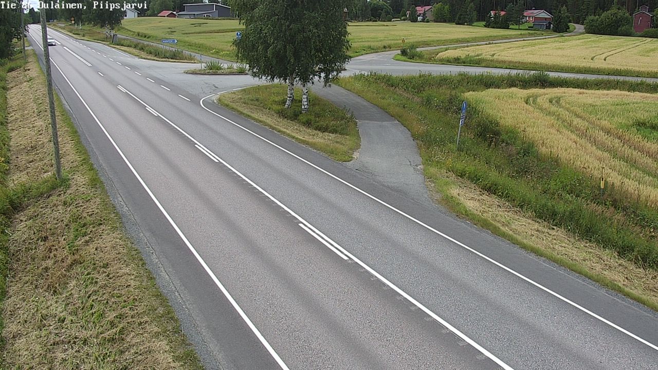 Weather Camera Image Road 86 Oulainen, Piipsjärvi, Oulainen, Pohjois-Pohjanmaa