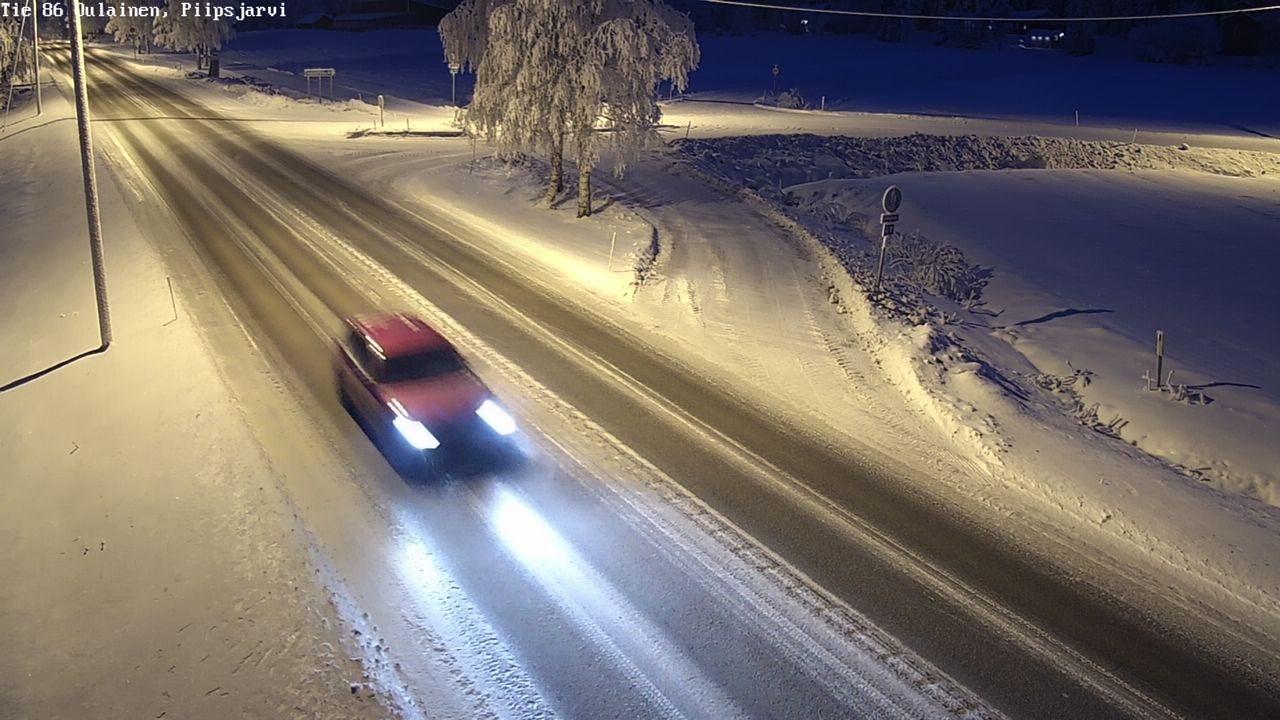 Kelikamerat Kuva Tie 86 Oulainen, Piipsjärvi, Oulainen, Pohjois-Pohjanmaa