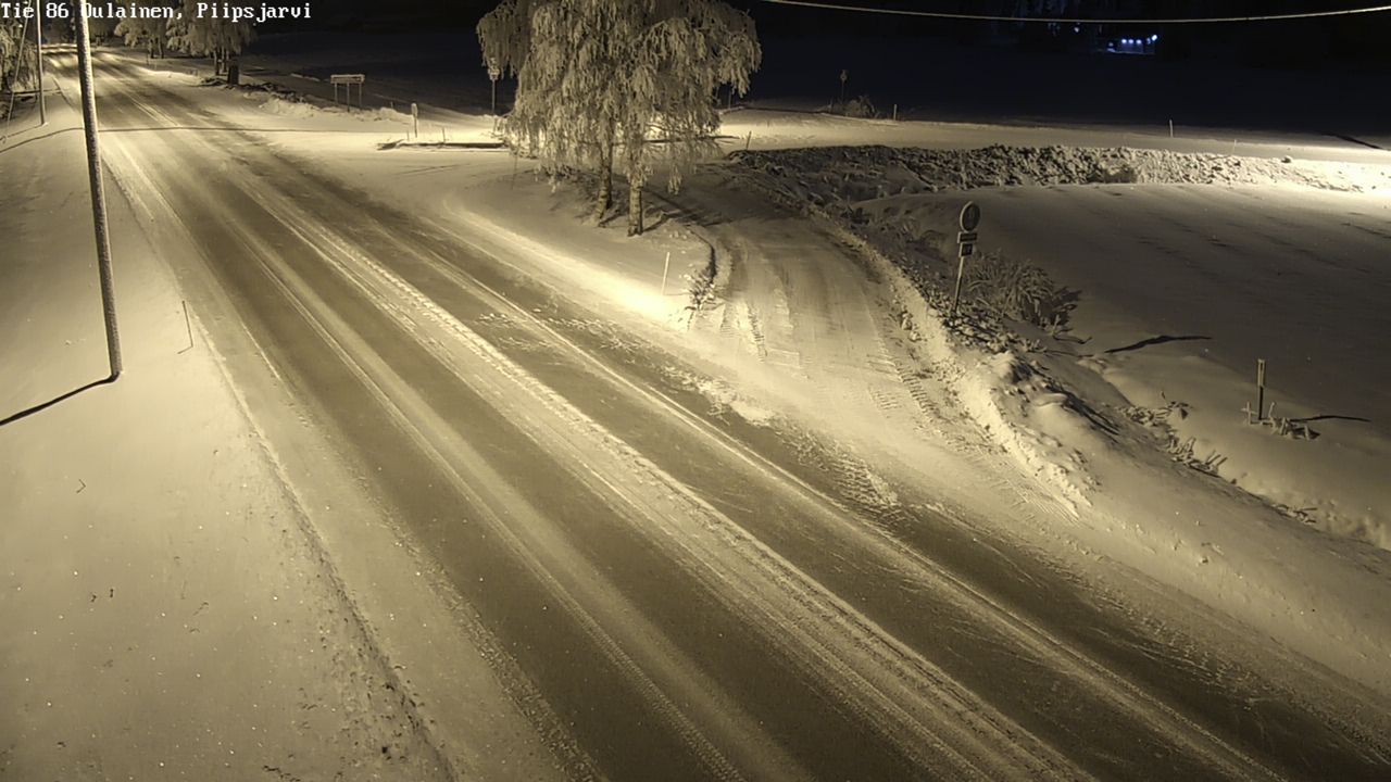 Kelikamerat Kuva Tie 86 Oulainen, Piipsjärvi, Oulainen, Pohjois-Pohjanmaa